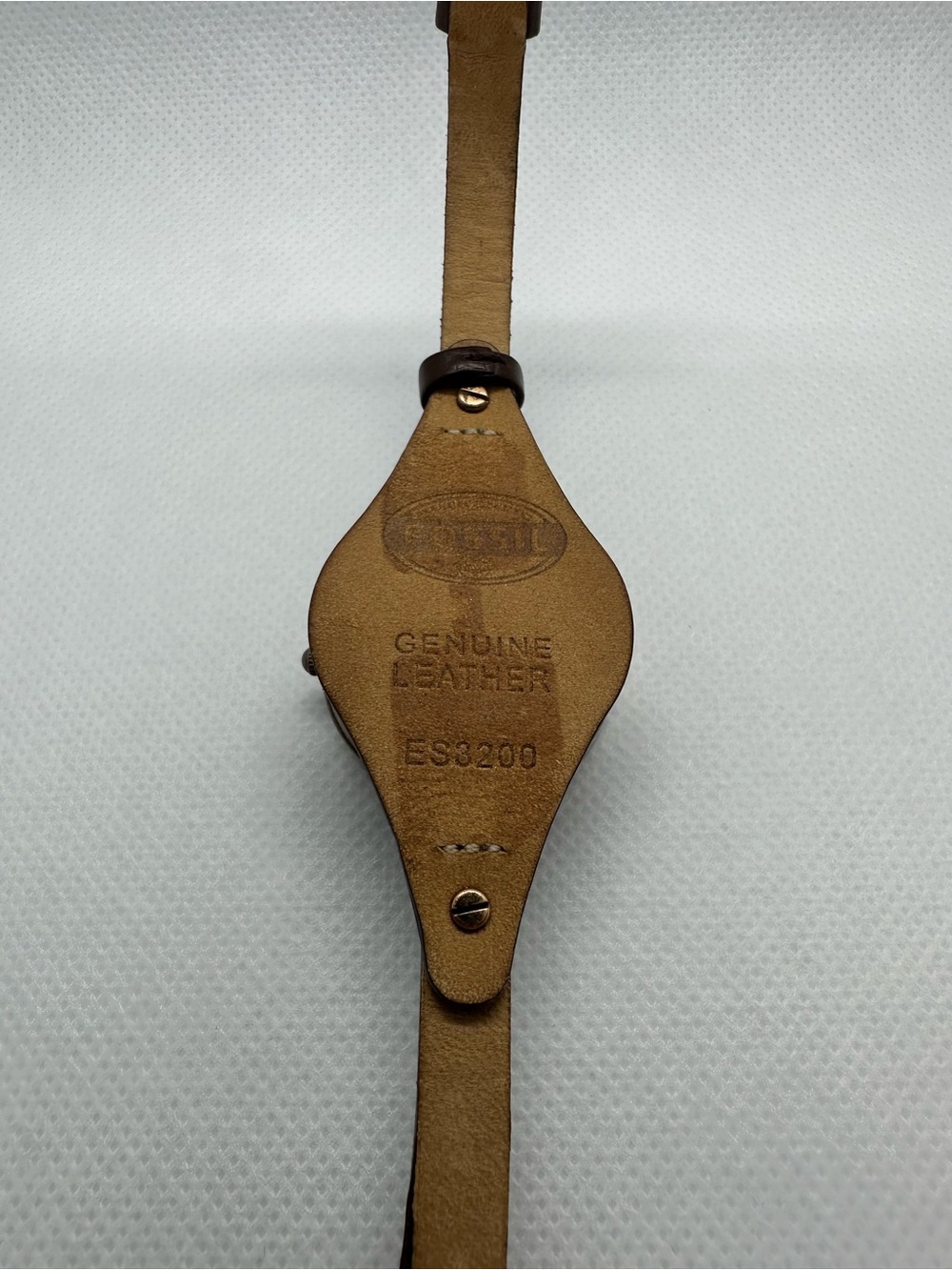 Fossil Georgia Women’s Watch with Brown Dial Bronzed Case and Leather Band - Picture 5 of 8